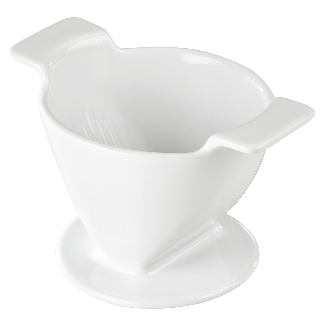 XAVAX 111242 Porcelain Coffee Filter, white