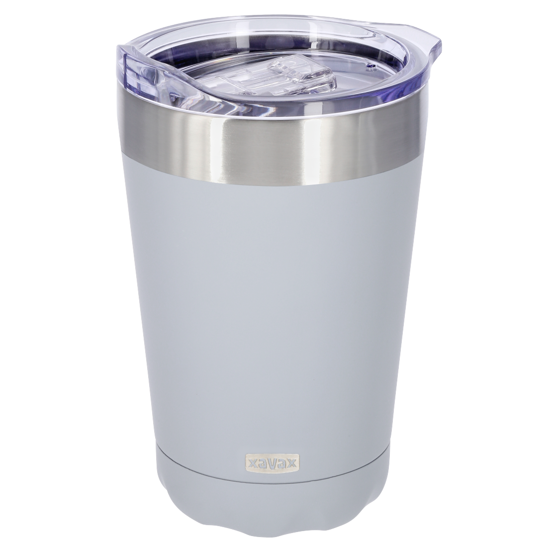 XAVAX 111247 "Office" Insulated Mug, 270 ml, grey