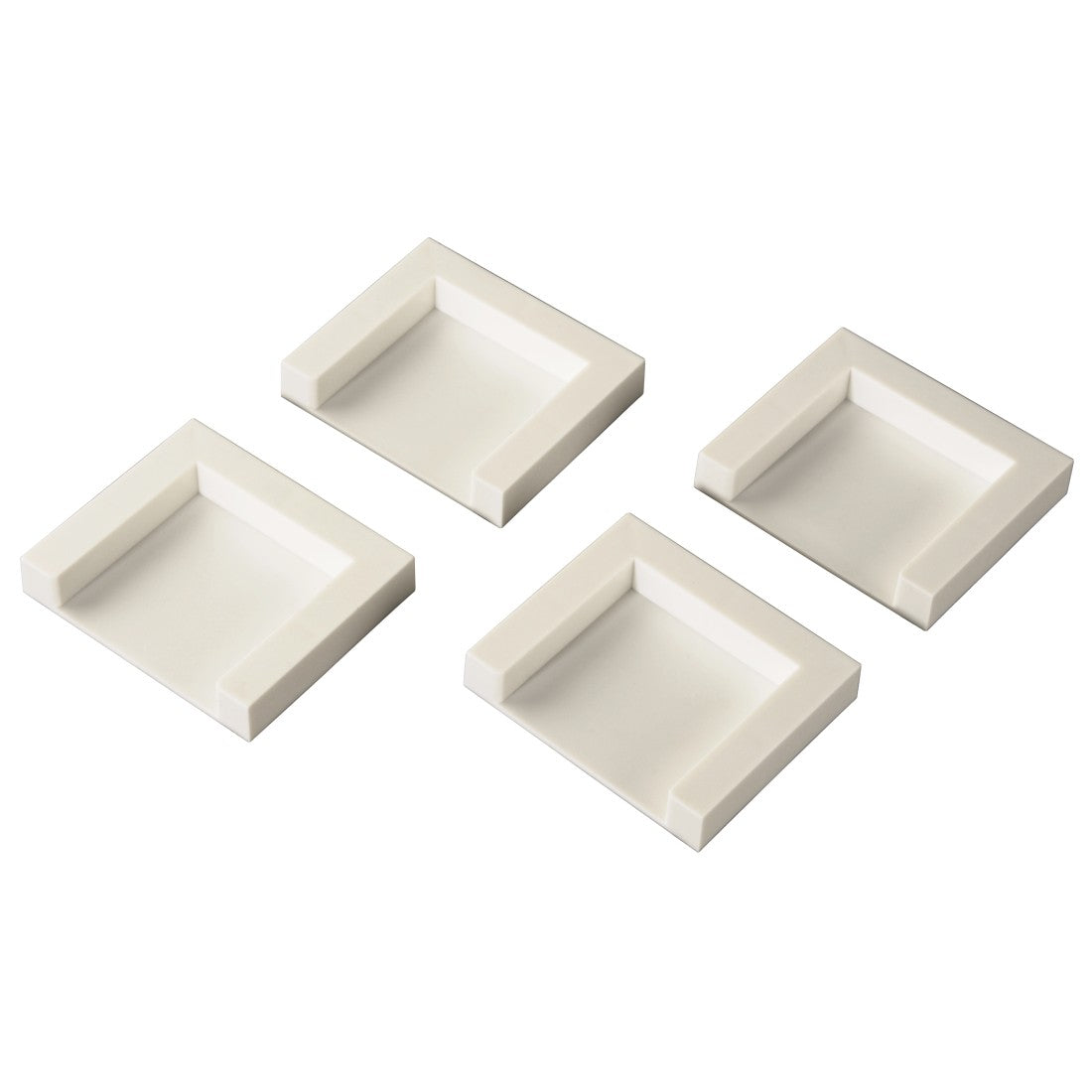 XAVAX 111310 Dryer Fixing Plates for Adhesion, set of 4