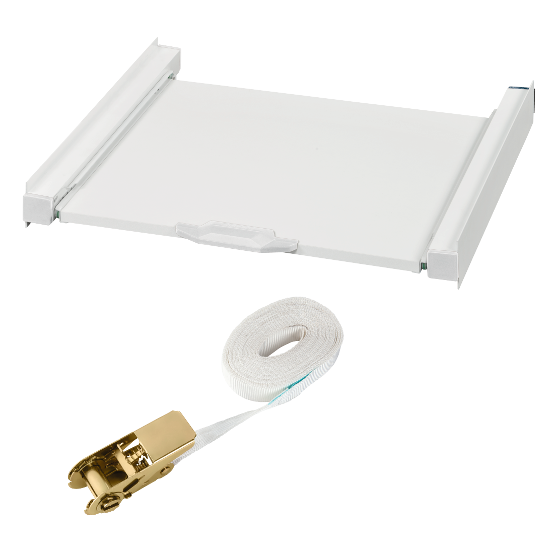 XAVAX 111363 Stacking Kit for Washing Machines/Dryers, with Sliding Plate