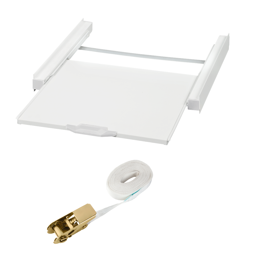 XAVAX 111363 Stacking Kit for Washing Machines/Dryers, with Sliding Plate