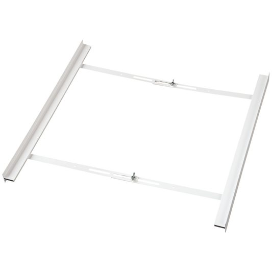 XAVAX 111379 Intermediate Frame (open front) for Washing Machine and Dryer, 55 - 66 cm