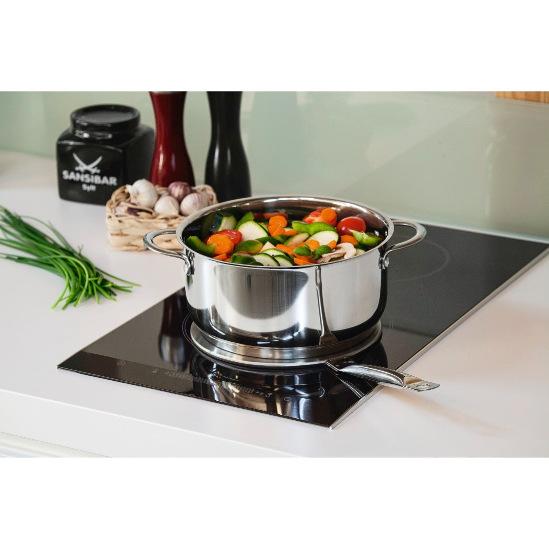 XAVAX 111397 Induction Hob Adapter Plate, 19 cm