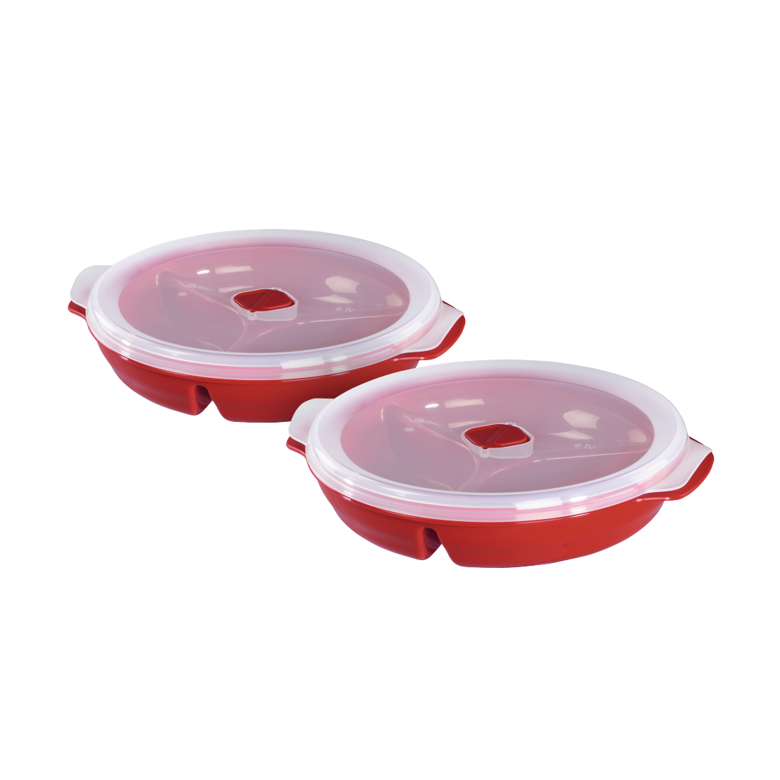 XAVAX 111464 Microwavable plate set, 2-piece