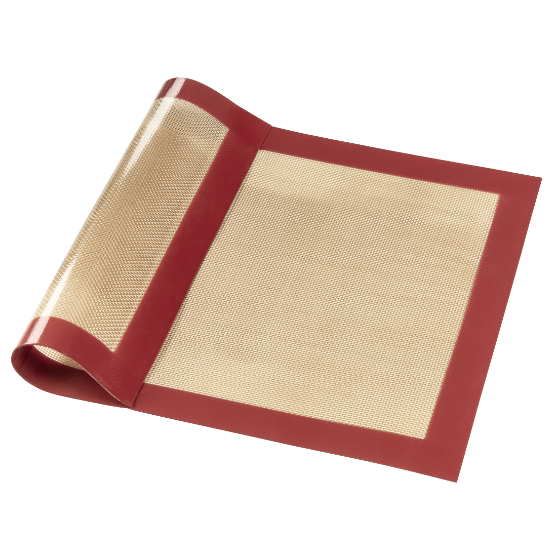 XAVAX 111470 Silicon Baking Mat, Square, 40 x 30 cm, red-brown