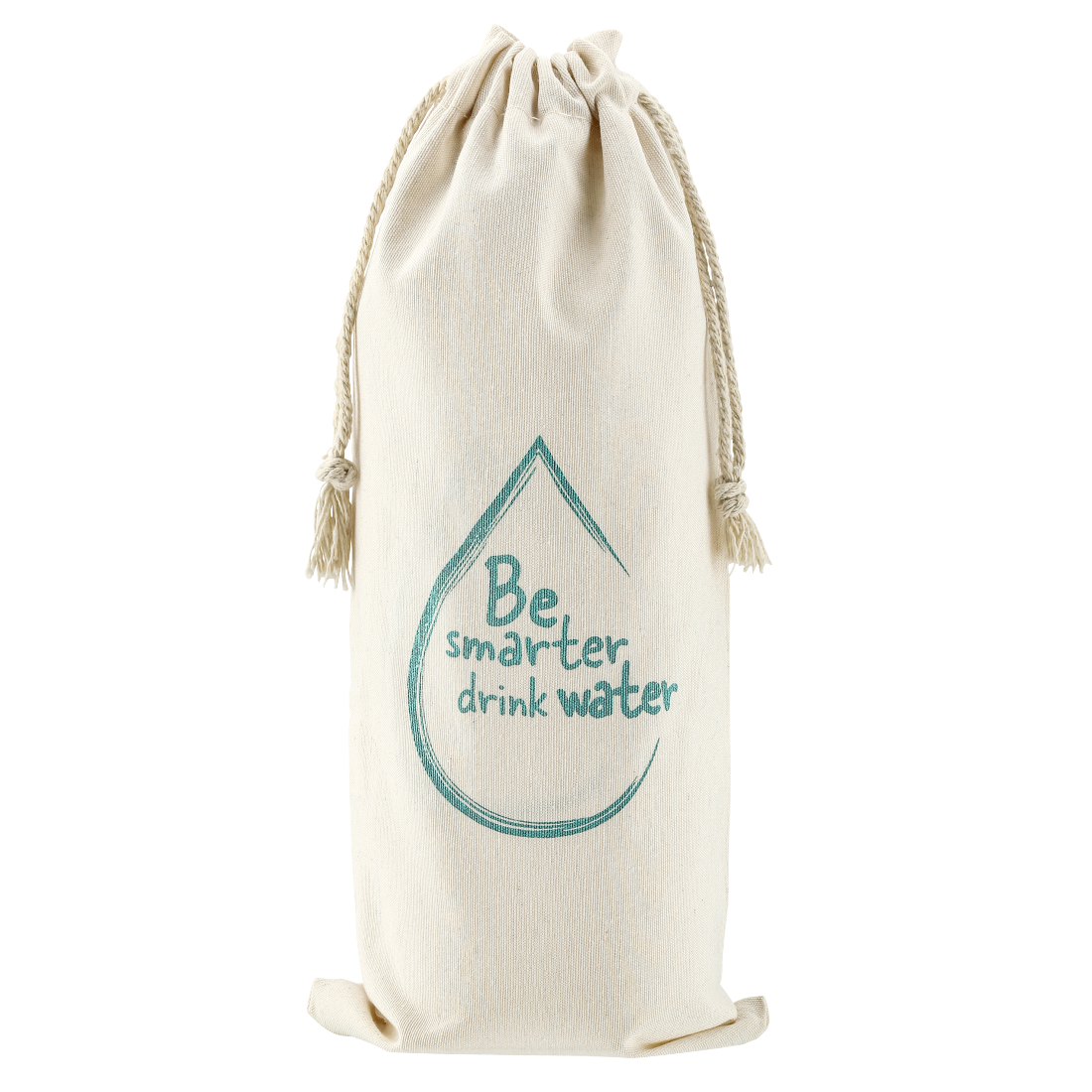 XAVAX 111471 "Water Power" Glass Drinking Bottle, 1 L, turquoise
