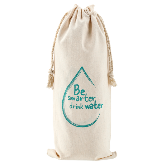 XAVAX 111471 "Water Power" Glass Drinking Bottle, 1 L, turquoise
