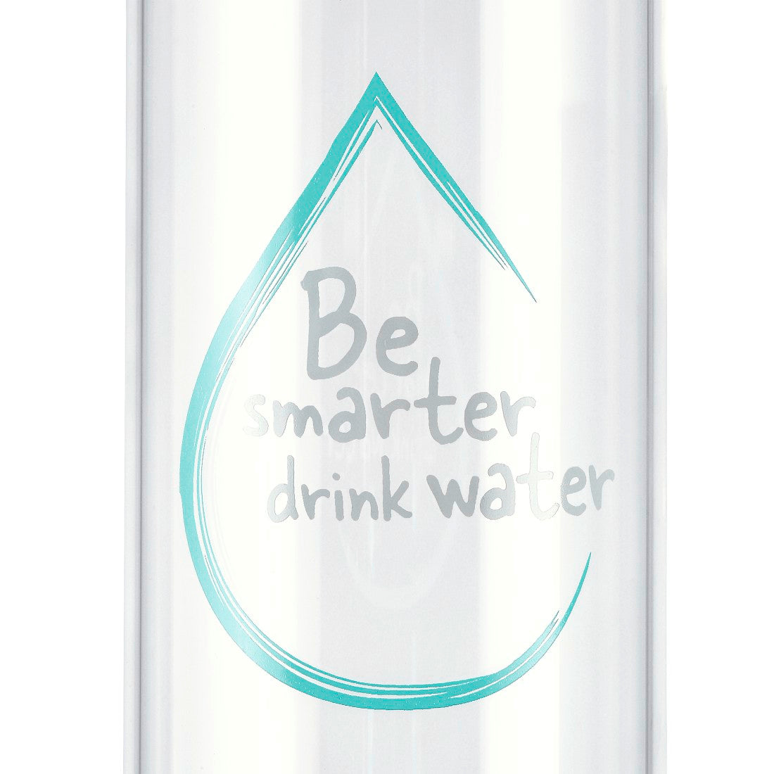 XAVAX 111471 "Water Power" Glass Drinking Bottle, 1 L, turquoise