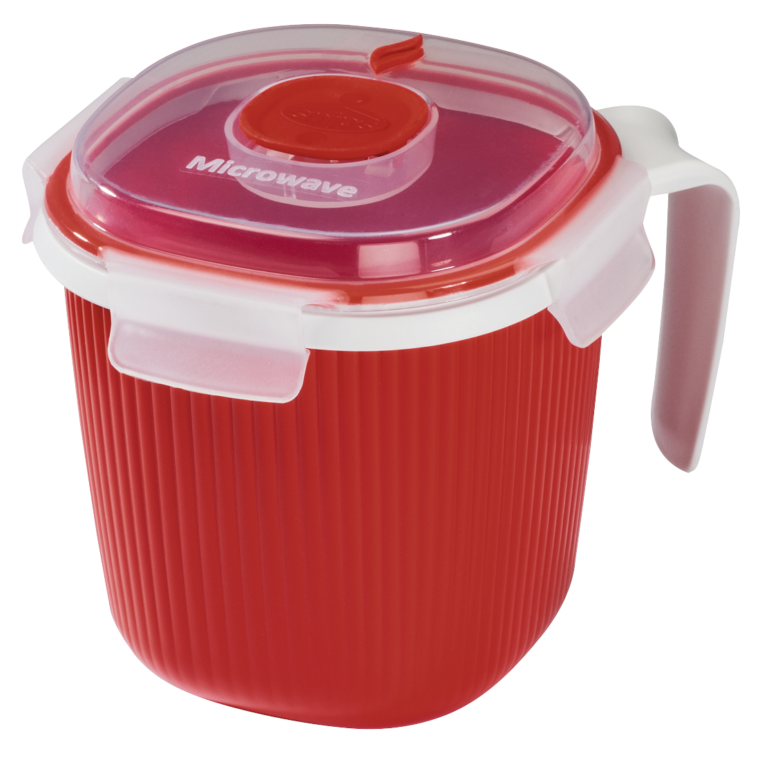 XAVAX 111487 Microwave Cup, 0.7 l, red