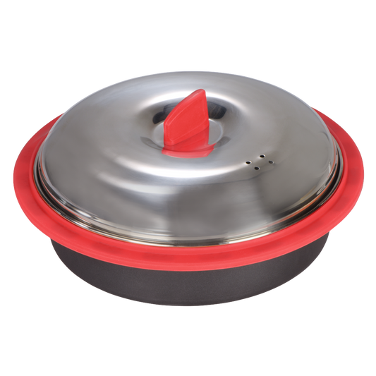 XAVAX 111493 Microwave Pot with Cover, 1.5 l, Up to 900W, Diameter 25.2cm, Height 10.6cm