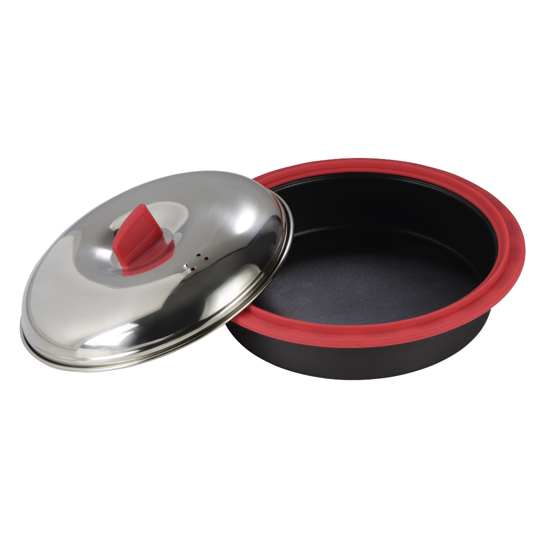 XAVAX 111493 Microwave Pot with Cover, 1.5 l, Up to 900W, Diameter 25.2cm, Height 10.6cm