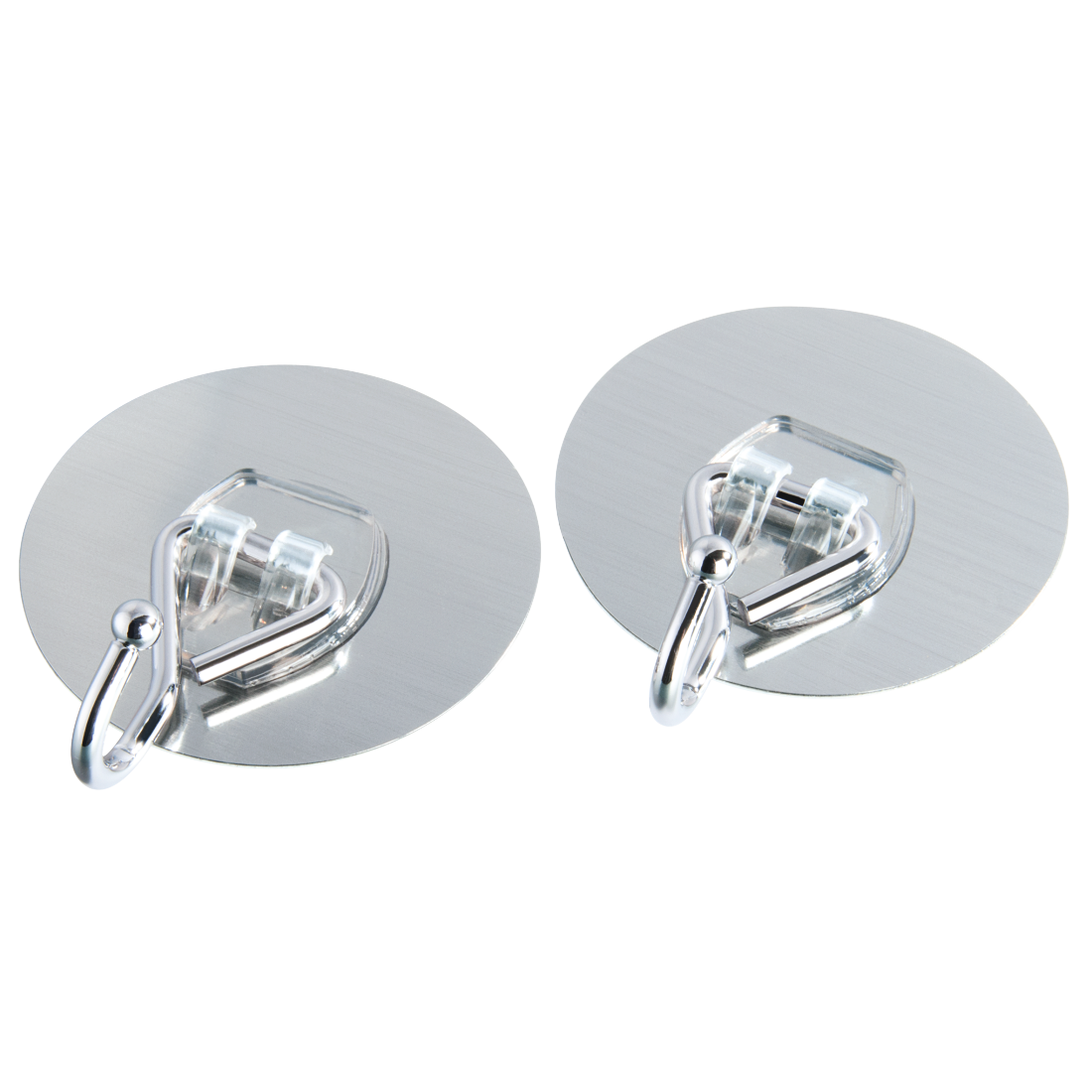 XAVAX 111535 Adhesive Pads with Metal Hook, reusable, 2 pieces