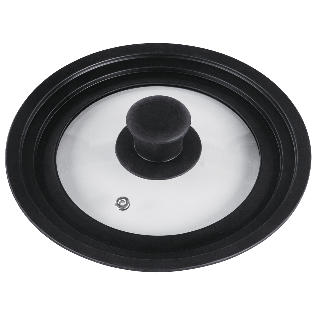 XAVAX 111544 Universal lid with steam hole for pots and pans, 16, 18, 20 cm, glass