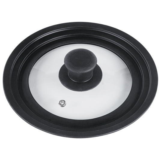 XAVAX 111544 Universal lid with steam hole for pots and pans, 16, 18, 20 cm, glass