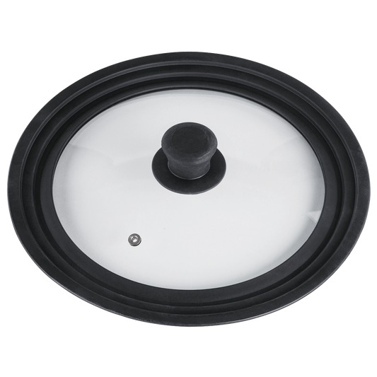 XAVAX 111545 Universal Lid with Steam Vent for Pots and Pans, 24, 26, 28 cm, glass