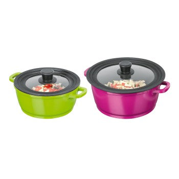 XAVAX 111545 Universal Lid with Steam Vent for Pots and Pans, 24, 26, 28 cm, glass