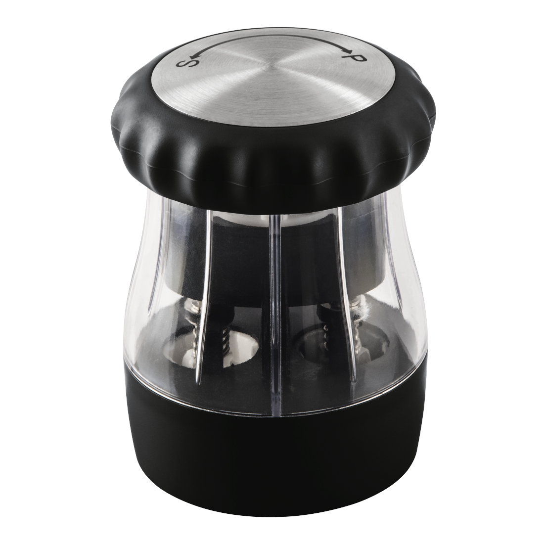 XAVAX 111549 2in1 Salt and Pepper Mill, black
