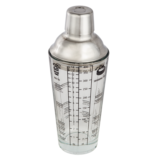 XAVAX 111550 Cocktail Shaker, made of glass, 400 ml
