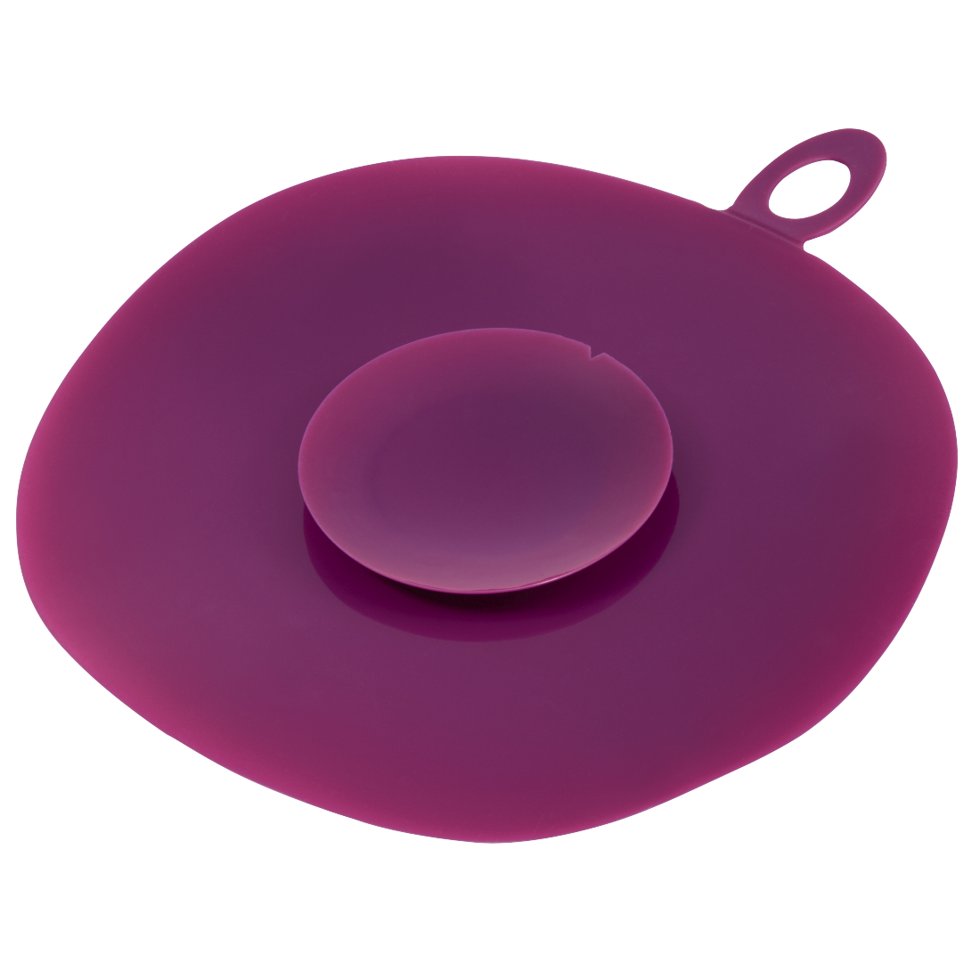 XAVAX 111557 POT COASTER made of silicone, round, 24 cm, blackberry