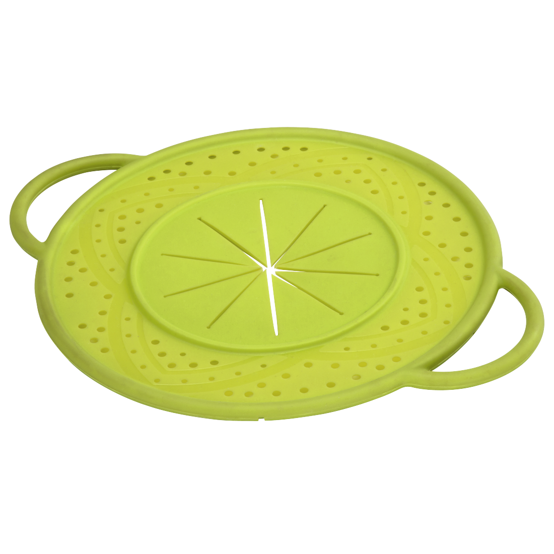 XAVAX 111558 Boil Over Safeguard, made of silicone, round, 21 cm, green