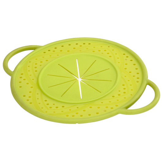 XAVAX 111558 Boil Over Safeguard, made of silicone, round, 21 cm, green
