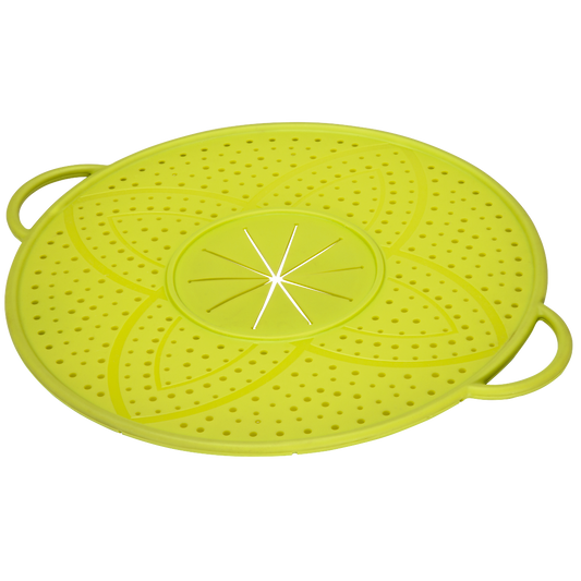 XAVAX 111559 Boil Over Safeguard, made of silicone, round, 31 cm, green