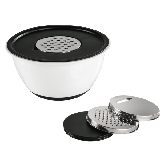 XAVAX 111561 Bowl with Exchangeable Stainless Steel Graters, 3.5 l