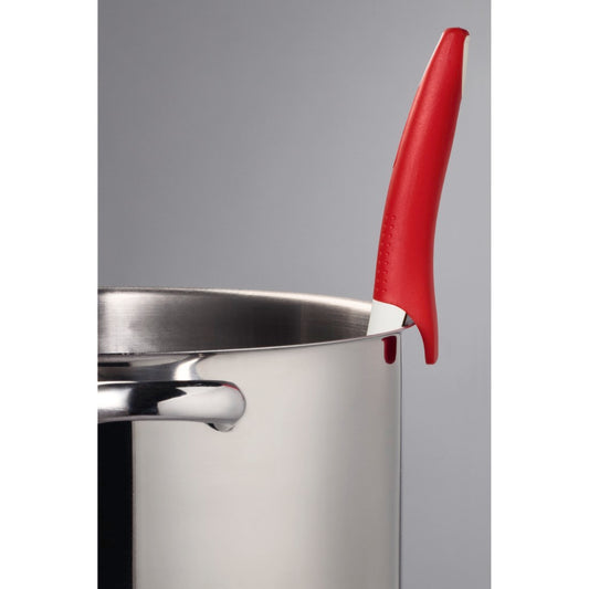 XAVAX 111566 Cooking Spoon, made of nylon, 32.5 cm, red/white