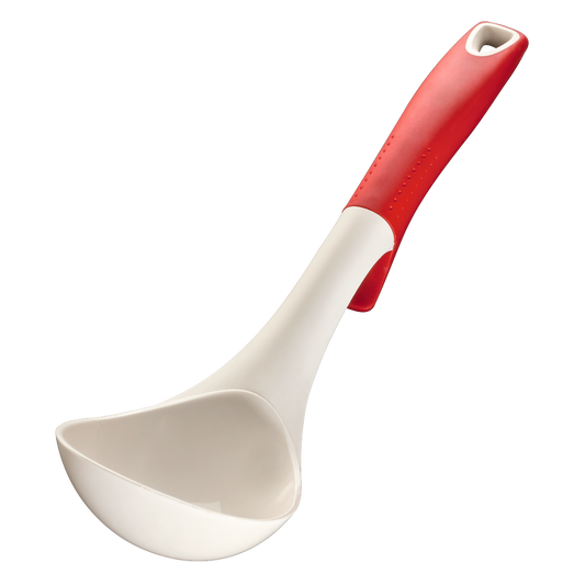 XAVAX 111567 Ladle, made of nylon, 30 cm, red/white