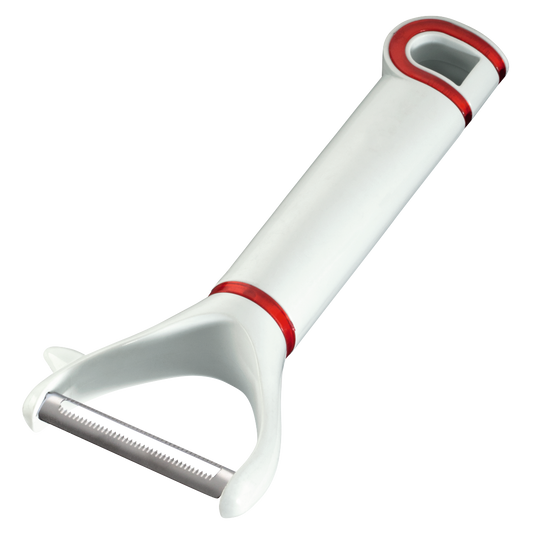 XAVAX 111568 Y-peeler, 18 cm, red/white