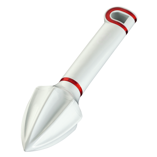 XAVAX 111571 Handheld Citrus Juicer/Reamer, 19 cm, red/white