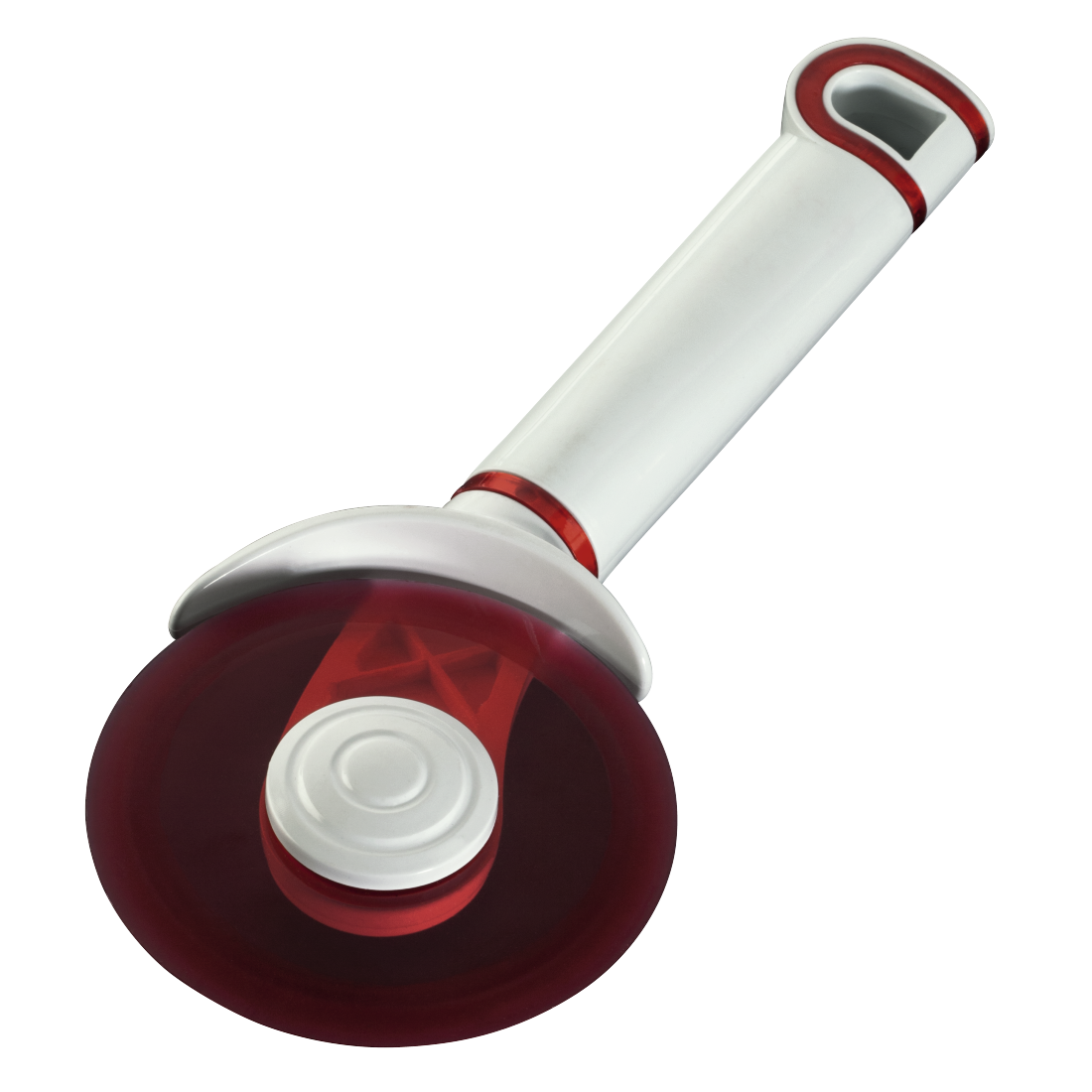 XAVAX 111572 Pizza Cutter, 20 cm, red/white