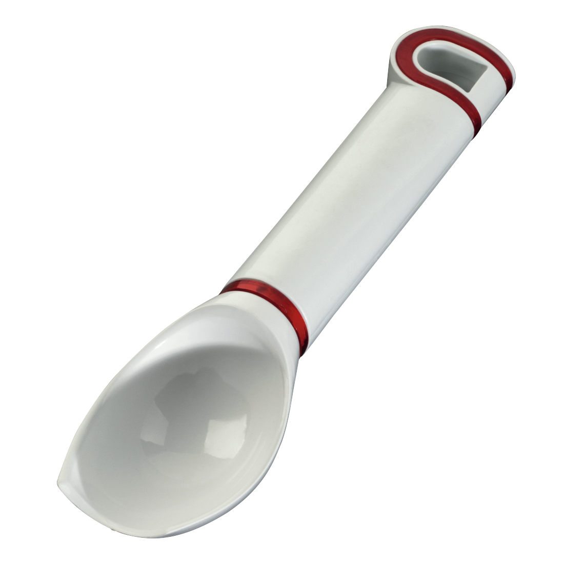 XAVAX 111576 Ice Cream Scoop, 18 cm, red/white