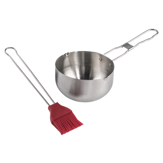 XAVAX 111580 Sauce Pot with Silicone Brush