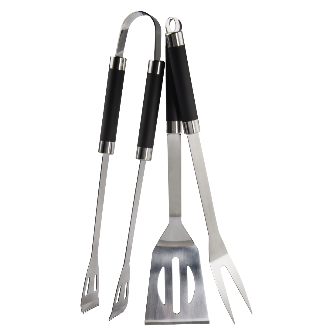 XAVAX 111581 BBQ Tool Set, made of stainless steel, 3 pieces