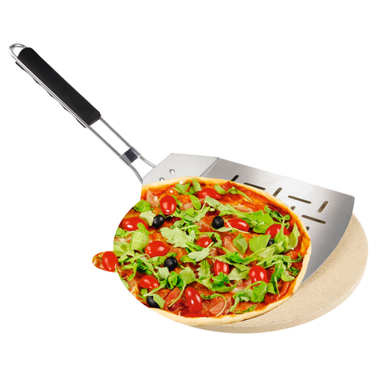 XAVAX 111590 Grill Stone Pizza Set, cordierite, 28 cm, 3 pieces