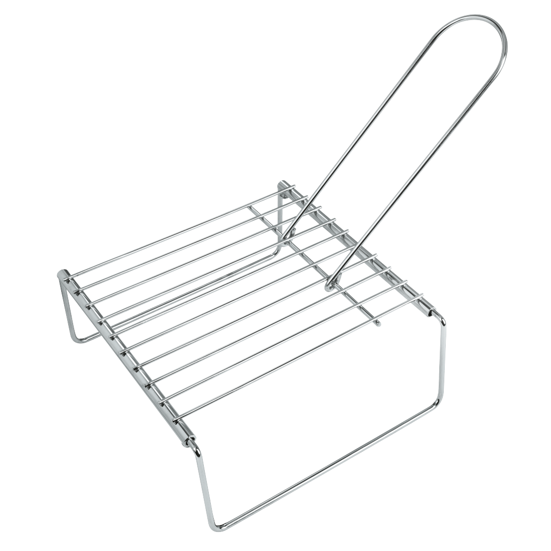 XAVAX 111594 Grill Grid with Feet, 23 x 23 cm, extendable up to 40 cm