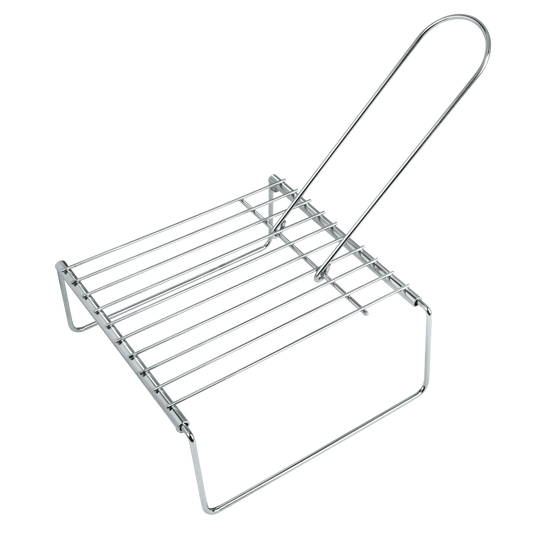 XAVAX 111594 Grill Grid with Feet, 23 x 23 cm, extendable up to 40 cm