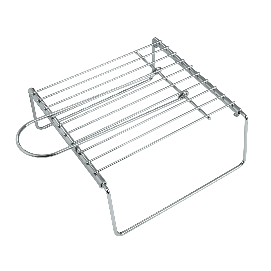 XAVAX 111594 Grill Grid with Feet, 23 x 23 cm, extendable up to 40 cm