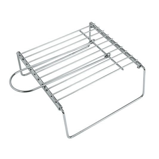 XAVAX 111594 Grill Grid with Feet, 23 x 23 cm, extendable up to 40 cm