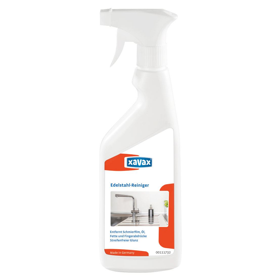 XAVAX 111732 STAINLESS STEEL CLEANER, 500 ML