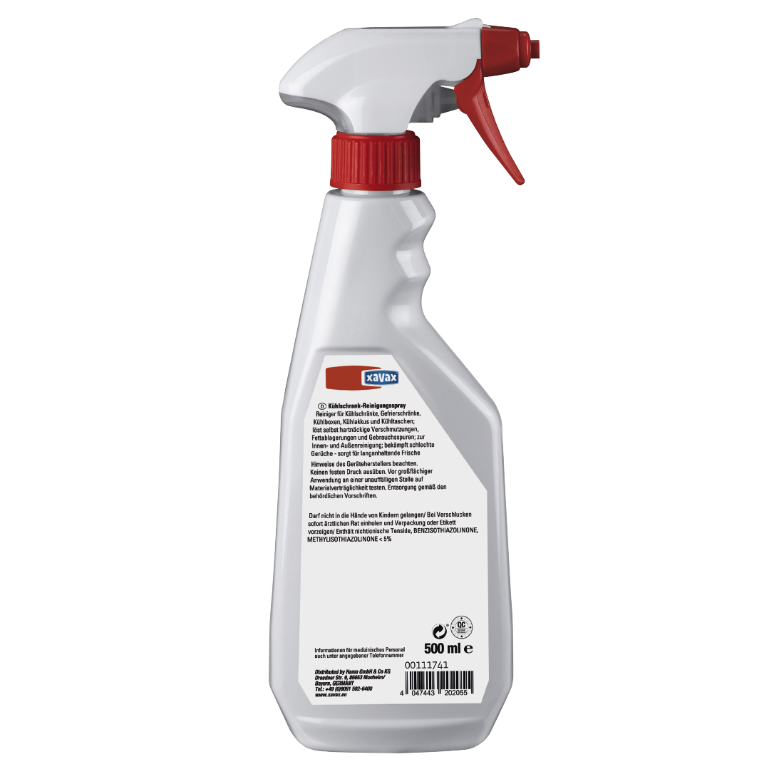 XAVAX 111741 Cleaning Spray for Refrigerators, 500 ml