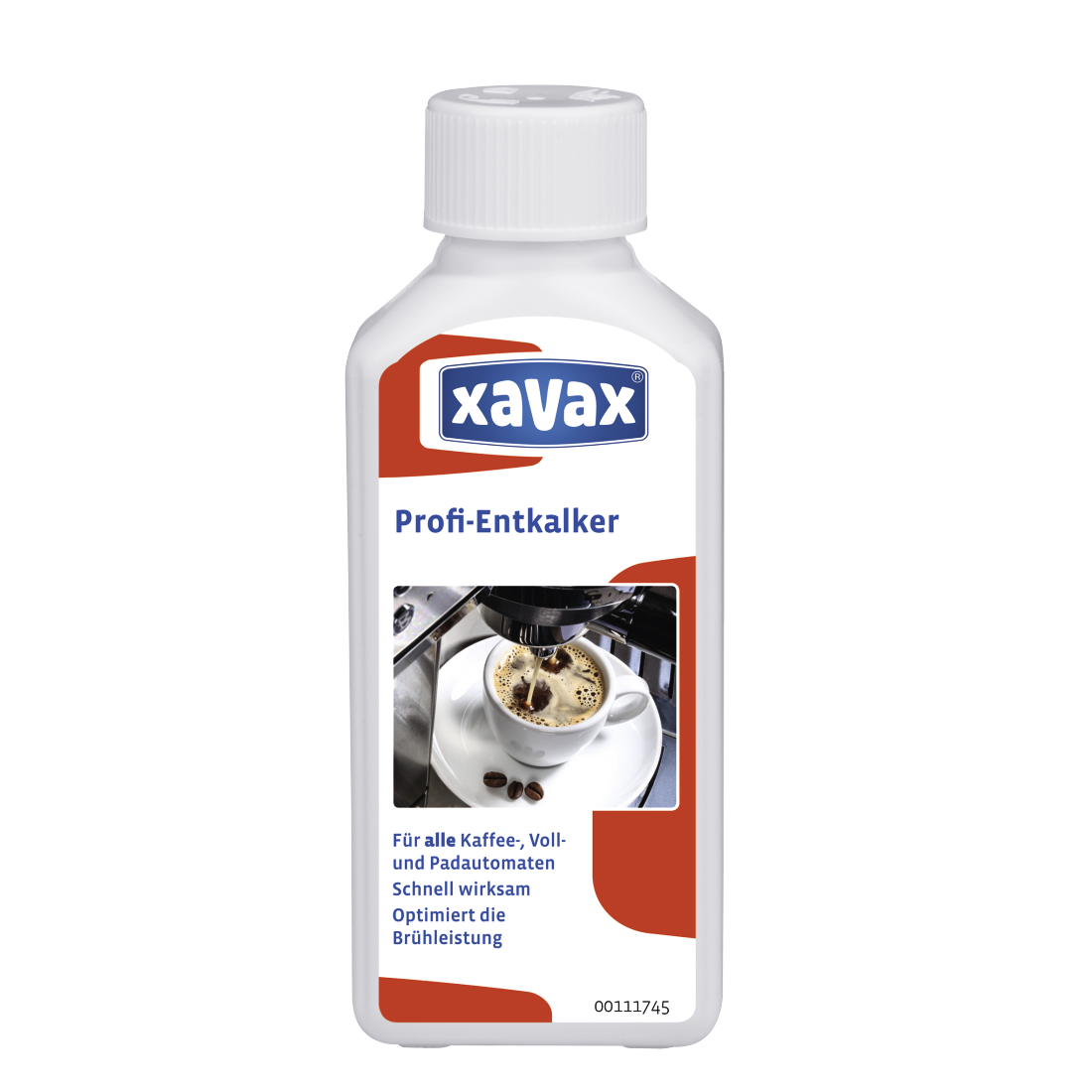 XAVAX 111745 Professional Descaler for Coffee Makers, 250 ml