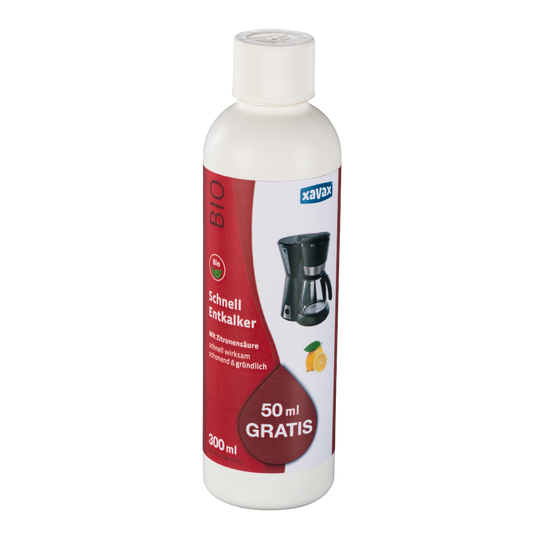 XAVAX 111753 Organic Quick Descaler, Promotional Size, 300 ml