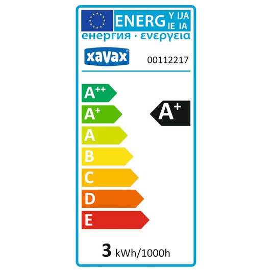 XAVAX 112217 LED Bulb, E14, 250lm replaces 25W drop bulb, warm white