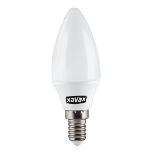 XAVAX 112259 LED Bulb, E14, 250lm replaces 25W, candle bulb, warm white, RA90