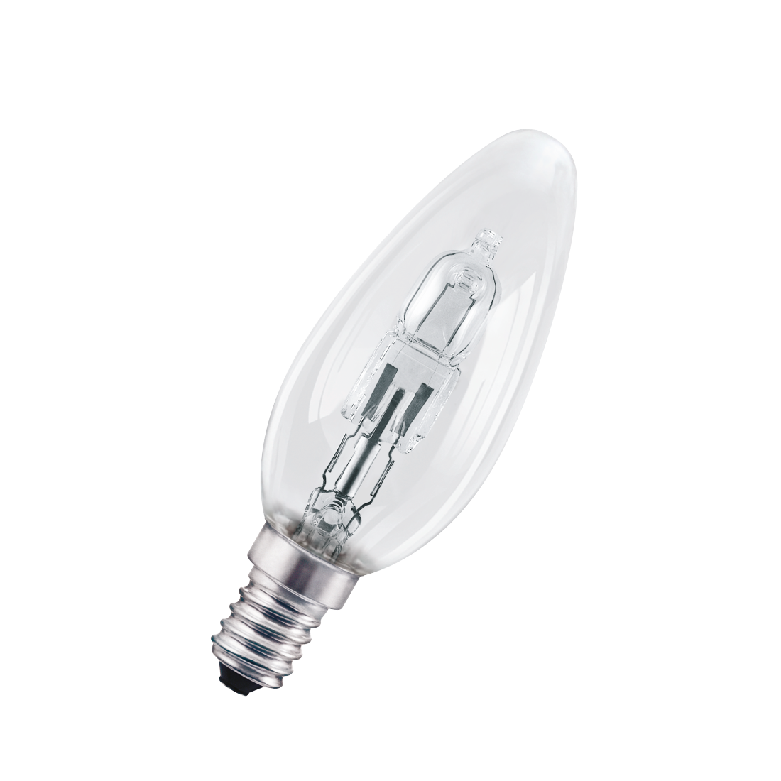 XAVAX 112460 Halogen Candle Bulb, E14, 30W, warm white, 2 pieces