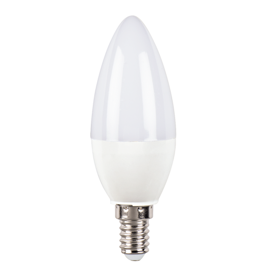 XAVAX 112504LED Bulb, E14, 520lm replaces 40W Candle Bulb, daylight