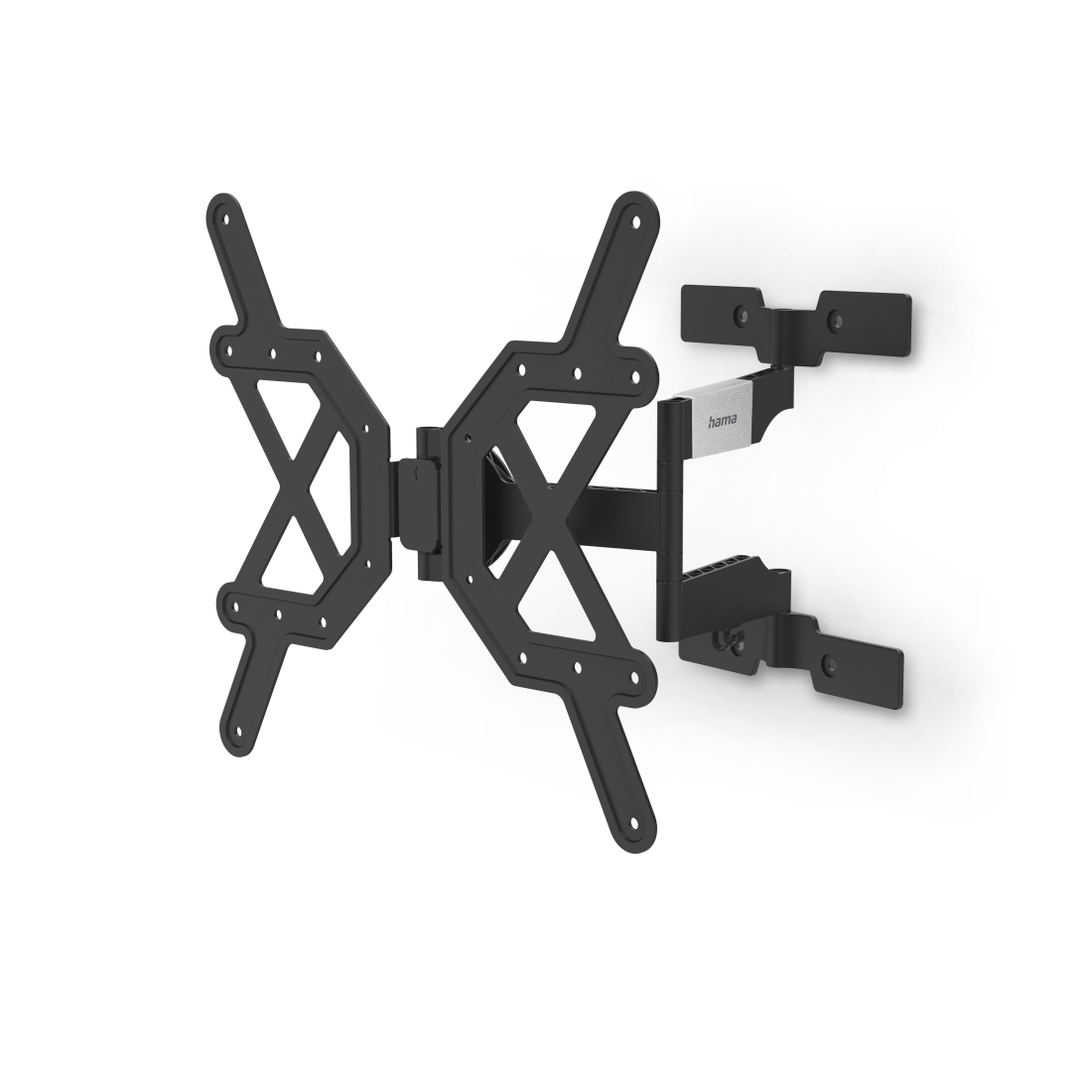 Hama 118060 Fullmotion"Ultraslim" TV Wall Bracket, 400x400,165 cm(65"),black
