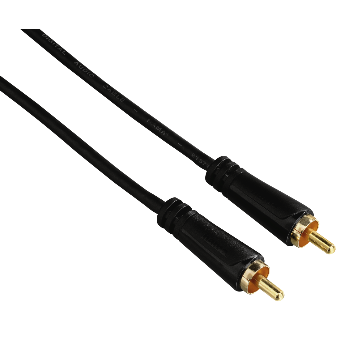 HAMA 122267 AUD CABLE,RCA PLUG-RCA PLUG,DIG, G-P,3.0M